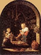 Gerrit Dou The Grocer's Shop oil painting